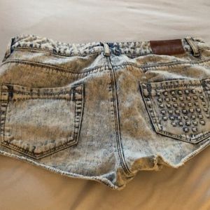 Zara denim shorts size 8